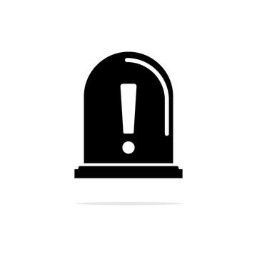 recommend clip art: siren light icon. Vector concept illustration for design.