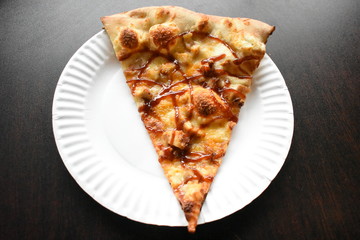 BBQ Pizza slice