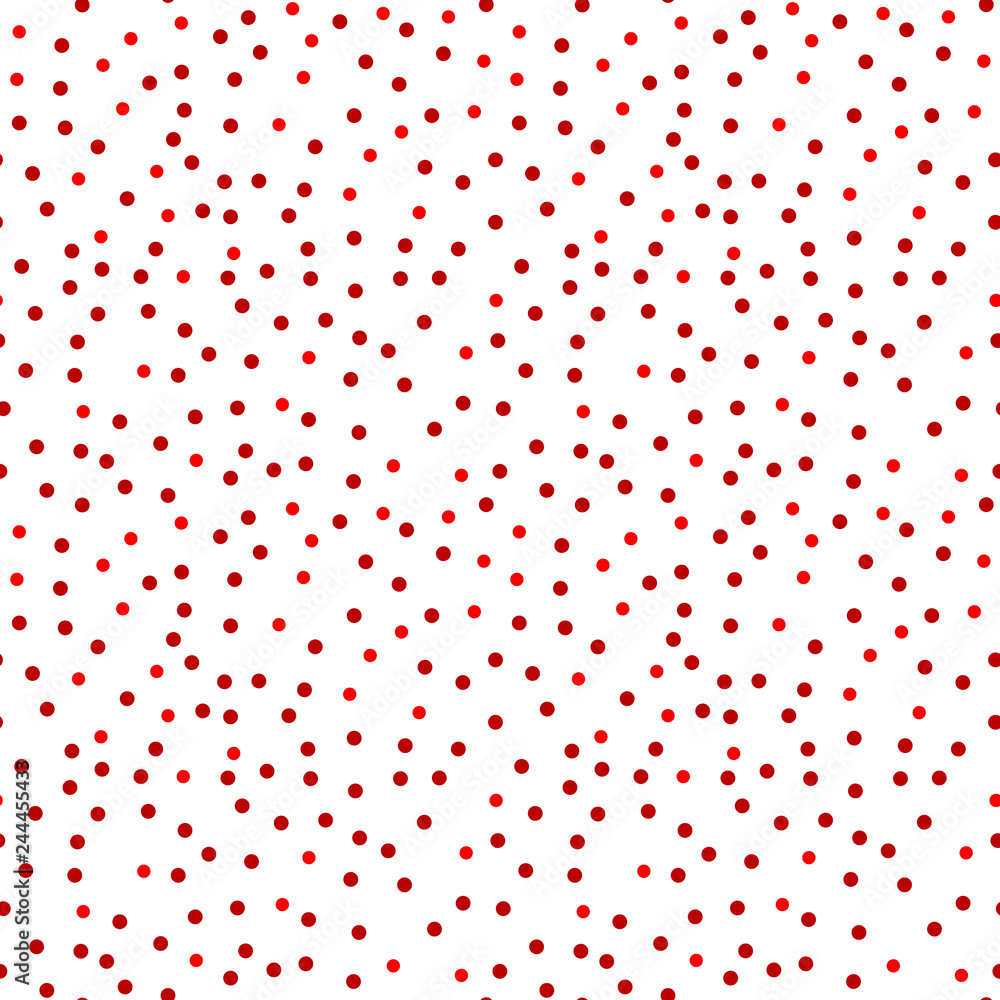 Poster red circle seamless. color chaotic pattern circle. seamless pattern. - vector.