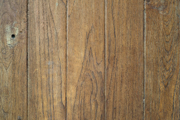 Old wooden plates have traces of time.