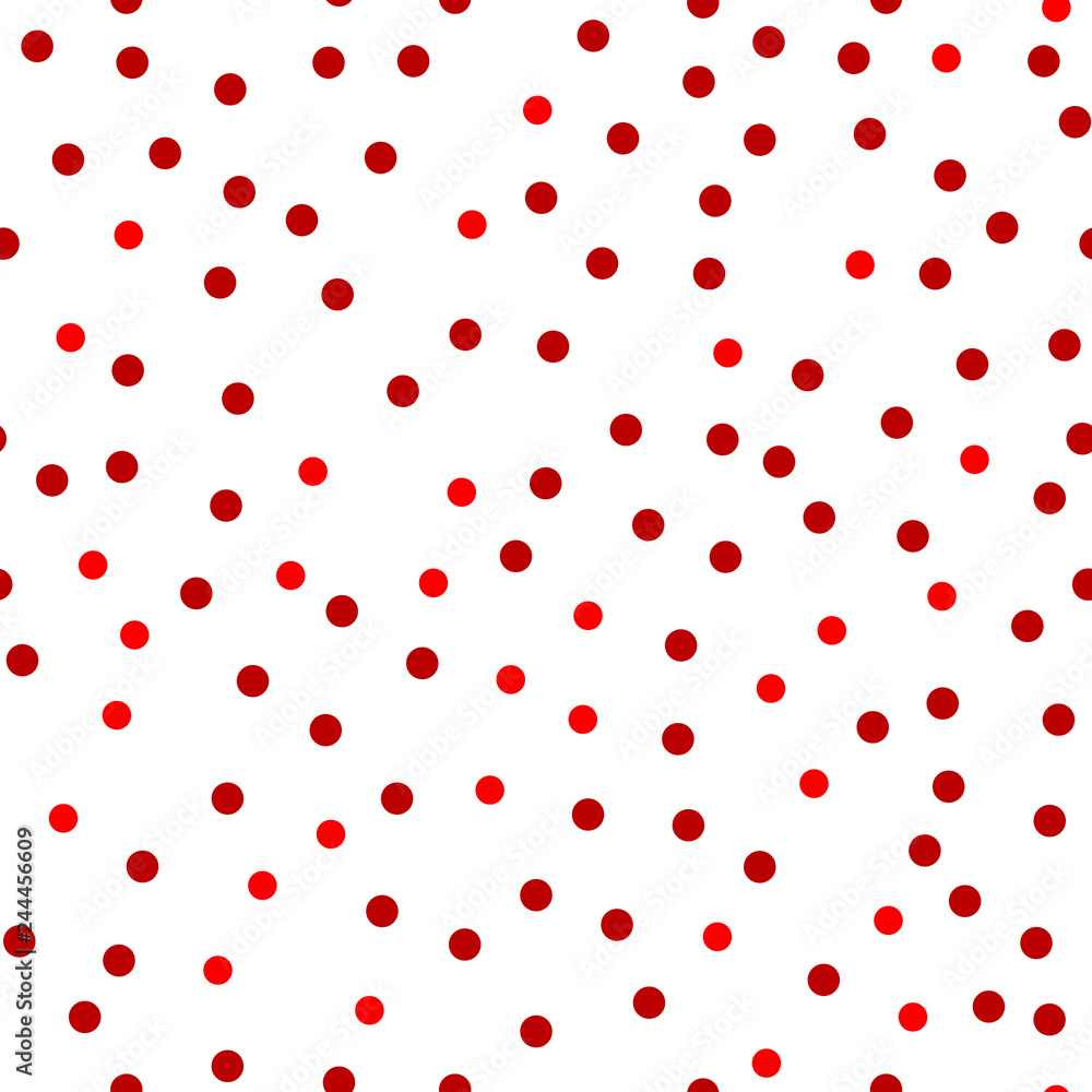 Aufkleber red circle seamless. color chaotic pattern circle. seamless pattern. - vector.