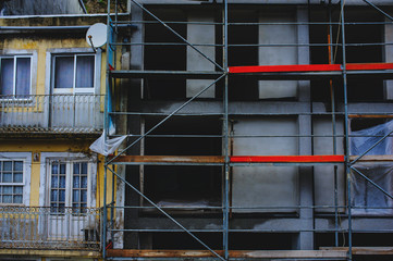 restoration of old traditional house in Porto, Portugal