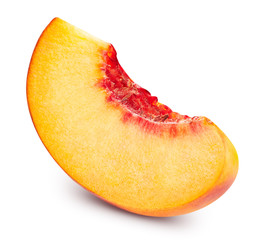 peach fruits isolated