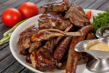 tasty and beautiful food on the table