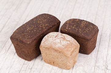 tasty, beautiful and healthy bread food on the table