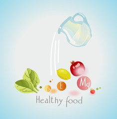 Healthy food. Natural organic products.
