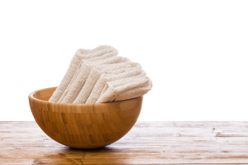 Spa still life with towel. - Imag