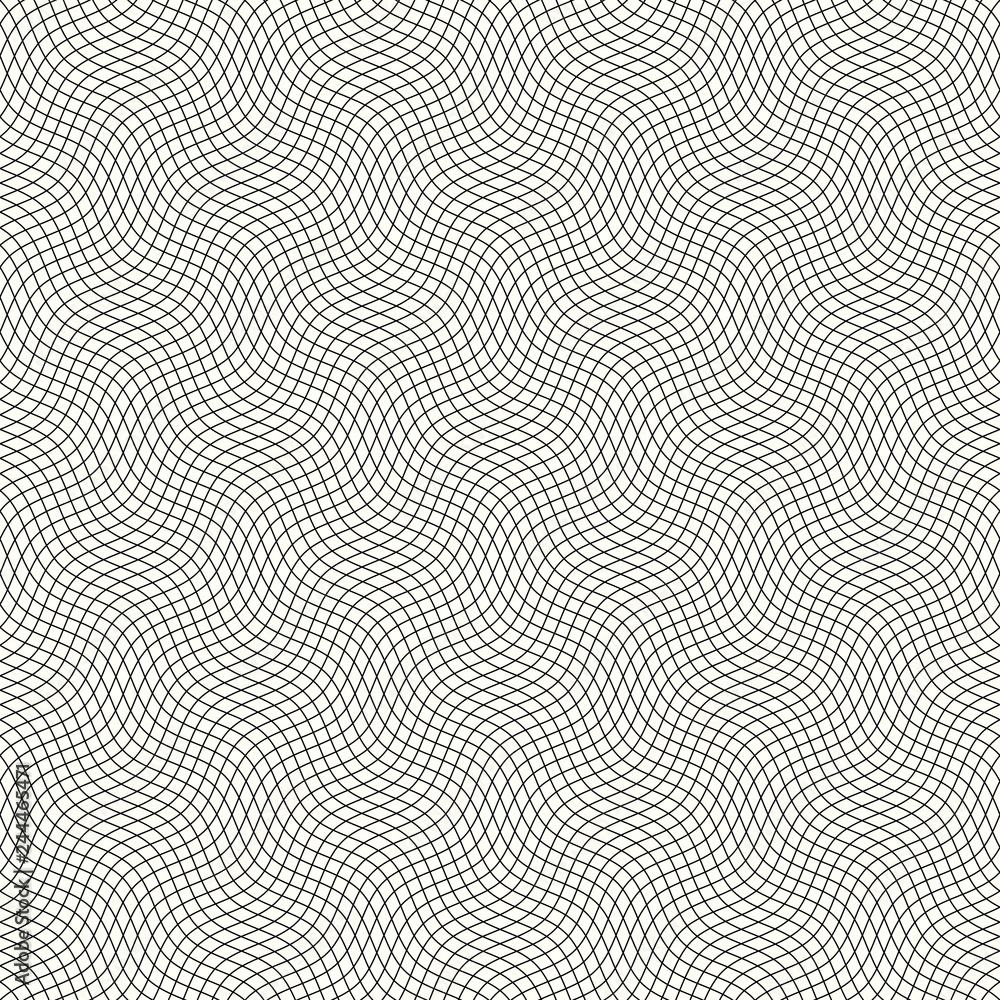 Aufkleber guilloche pattern with diagonal wavy lines.
