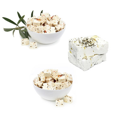 Feta cheese - famous Greek brebie cheese