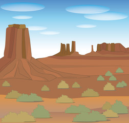 モニュメントバレーのイメージ