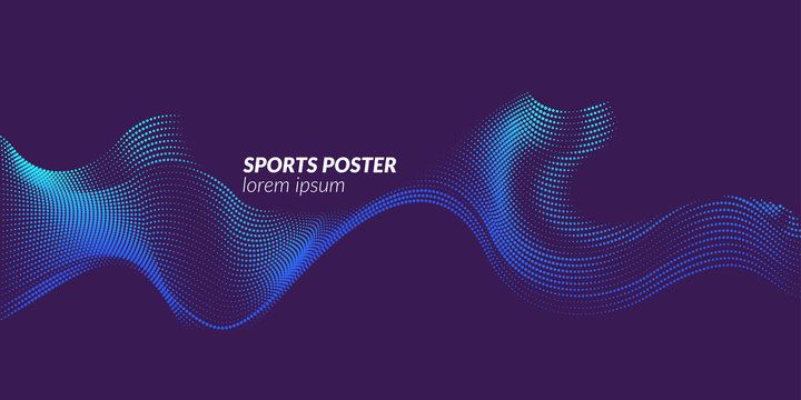 Colored poster for sports. Illustration suitable for design © aleksei_derin