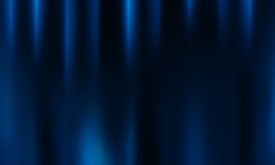Product showcase spotlight background. Clean photographer studio. Abstract blue background with rays of neon light, spotlight.