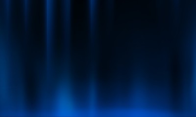 Product showcase spotlight background. Clean photographer studio. Abstract blue background with rays of neon light, spotlight.