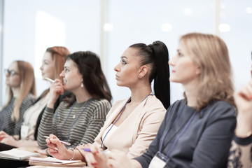 Education Conference and Presentation Audience at the conference hall