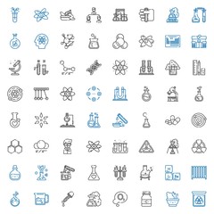 Fototapeta premium chemistry icons set