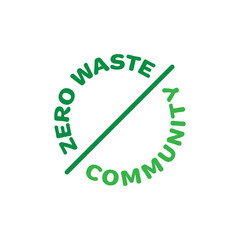 Vector Zero Waste Logo Design