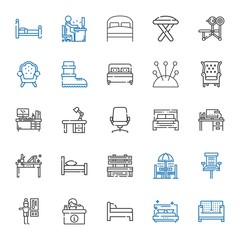 comfortable icons set