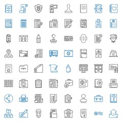 document icons set