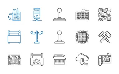 hardware icons set