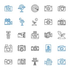 shoot icons set