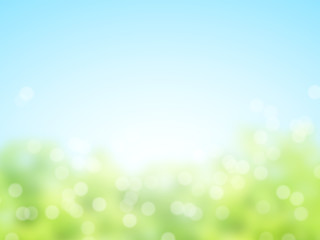 Abstract sunny blur spring background
