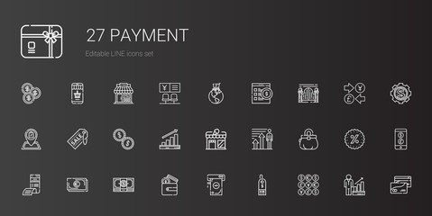 Fototapeta na wymiar payment icons set