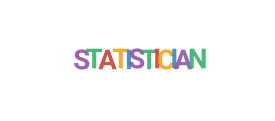 Statistician word concept