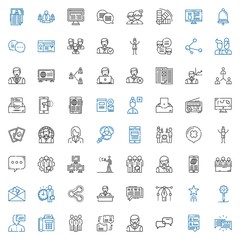 Fototapeta premium social icons set