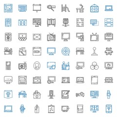 screen icons set