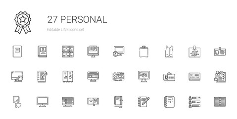personal icons set
