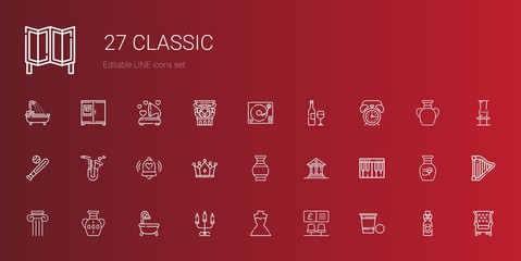 classic icons set