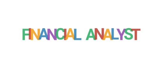 Financial Analyst word concept