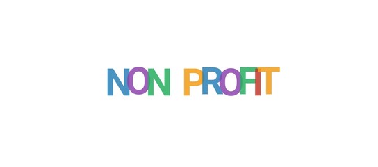 Non profit word concept