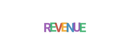 Revenue word concept