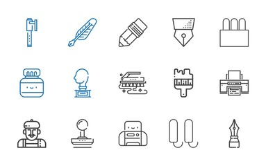 ink icons set