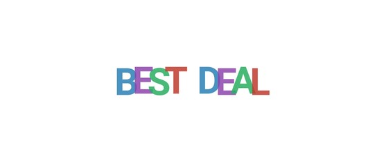 Best Deal word concept