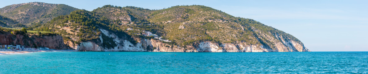 Obraz na płótnie Canvas Summer sea beach Contrada Mattinatella, Gargano peninsula in Puglia, Italy