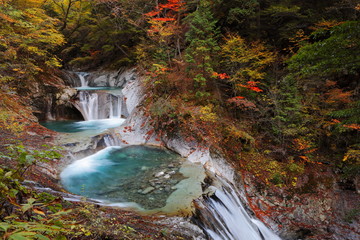 西沢渓谷・七ツ釜五段の滝