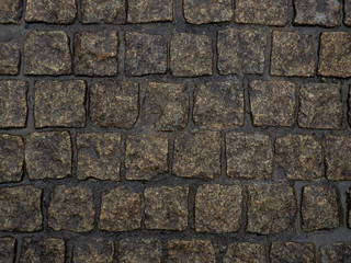 Seamless texture brown stone wall. Seamless background.