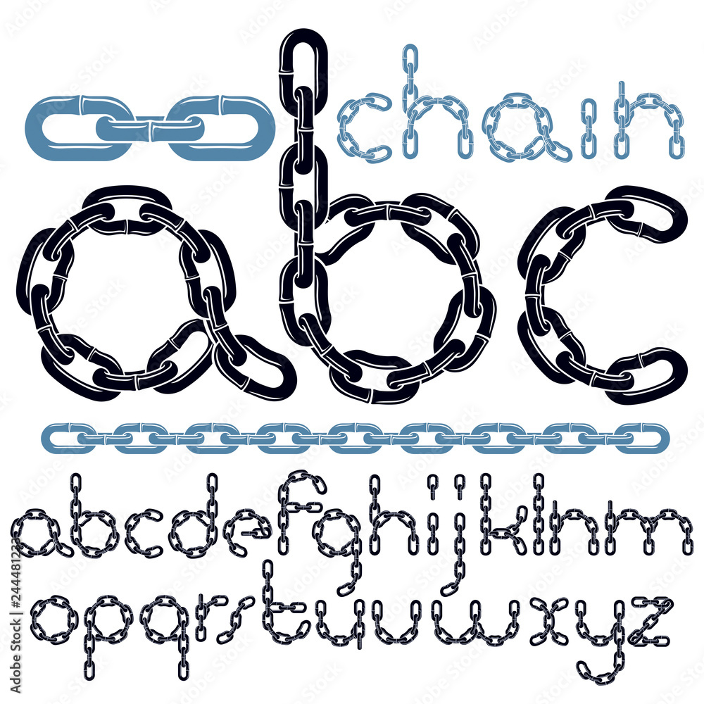 Aufkleber vector font, trendy typescript can be used in poster creation. lower case decorative letters, abc cr