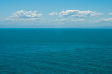 Naklejka na ściany i meble Landscape view of pacific ocean