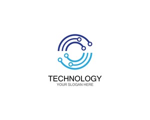 Technology symbol illustration