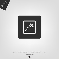 Obraz premium Map vector icon