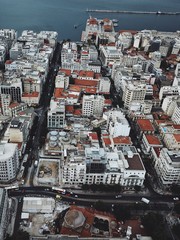 Fototapeta premium Bird's eye view of the Greek city of The saloniki.