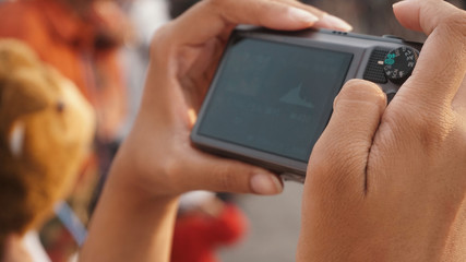 camera on hands