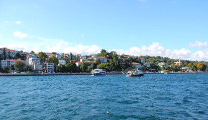 Fototapeta premium Istanbul Bosphorus cıast view