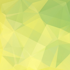 Abstract polygonal vector background. Green geometric vector illustration. Creative design template.