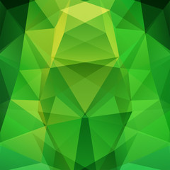Abstract polygonal vector background. Green geometric vector illustration. Creative design template.