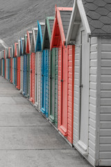 Beach huts