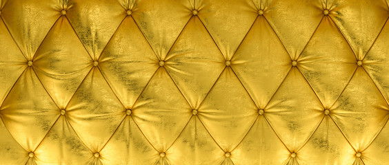 3d golden tufted background